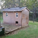 8x12 shed in it new home